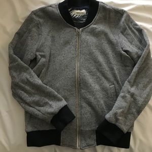 Marine Layer Sweatshirt Bomber Jacket - like new!